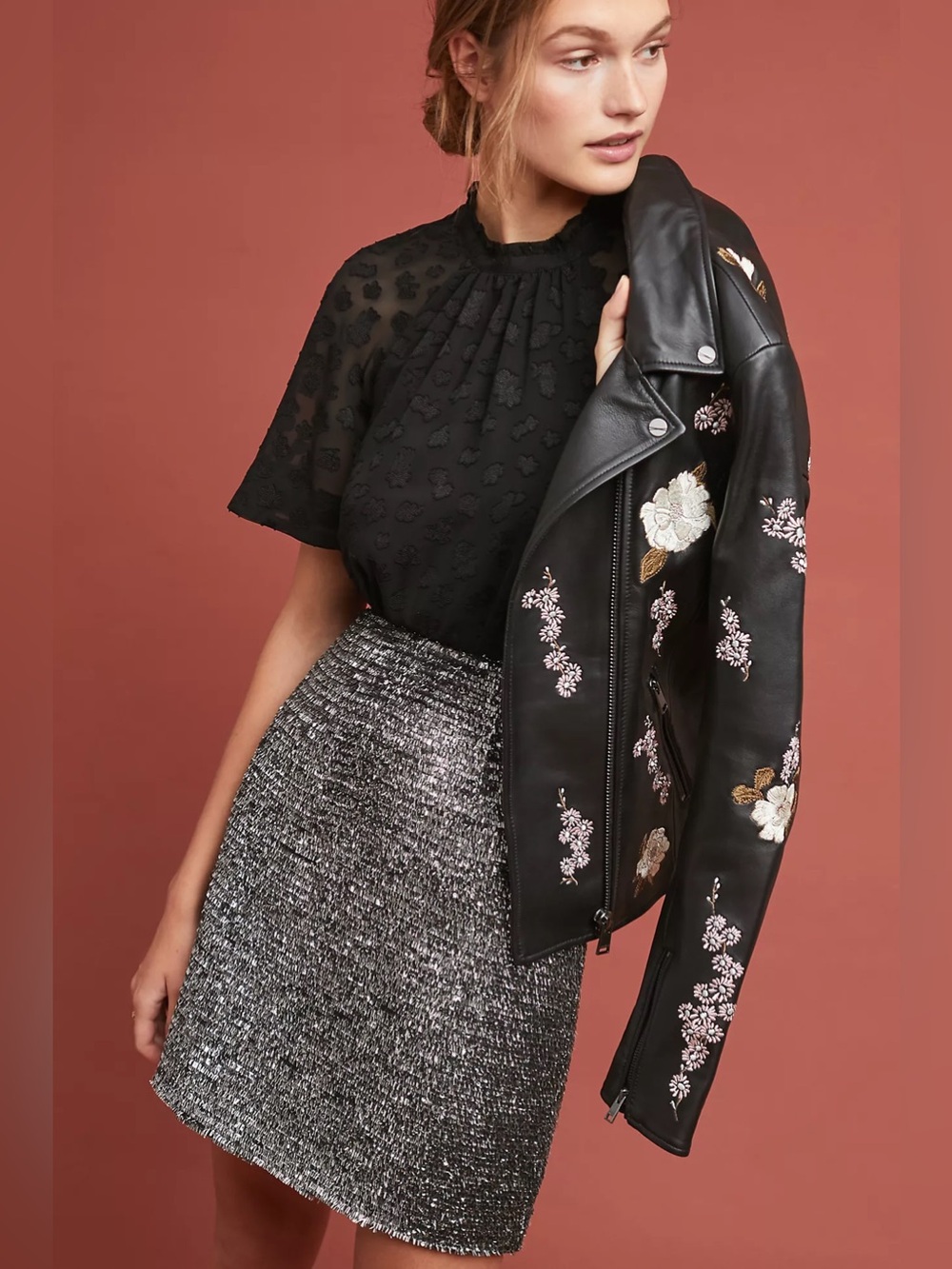 HUTCH XSP Anthropologie Saint-Michel Mini Skirt